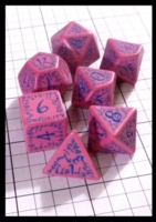 Dice : Dice - Dice Sets - Q Workshop Elven II Pink and Blue - Gen Con Aug 2013